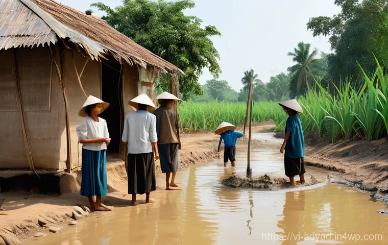 물 안보 관련 국제 기구 역할 - **Prompt 1: Community Resilience in Water Scarcity**
"A heartwarming and resilient scene in a ru...