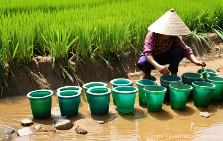 물 안보를 위한 커뮤니티 참여 증진 방안 - **A heartwarming domestic scene in a contemporary Vietnamese home, illustrating various water-saving...