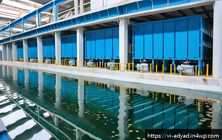 물 재활용 기술 발전 현황 - A modern wastewater treatment plant in Ho Chi Minh City featuring advanced ultrafiltration and nanof...